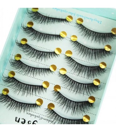 Faux cils naturel 3D - 10 paires