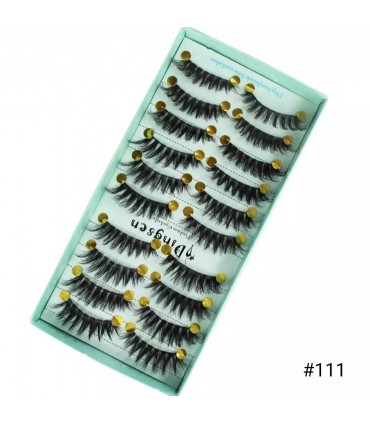 Faux cils naturel 3D - 10 paires
