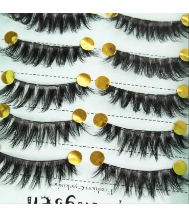 Faux cils naturel 3D - 10 paires