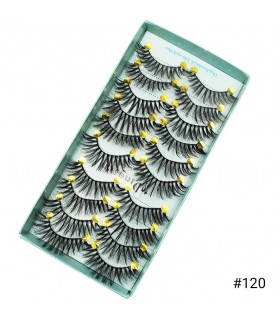 Faux cils naturel 3D - 10 paires