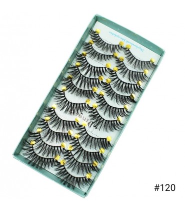 Faux cils naturel 3D - 10 paires