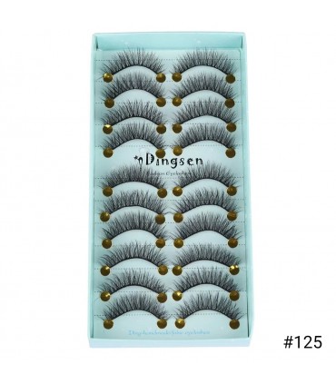 Faux cils naturel 3D - 10 paires