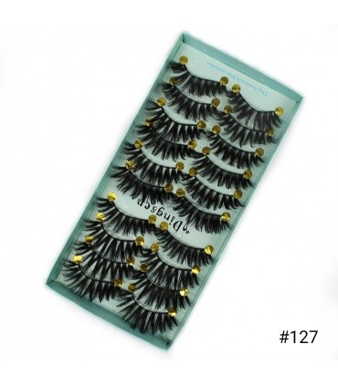 Faux cils naturel 3D - 10 paires