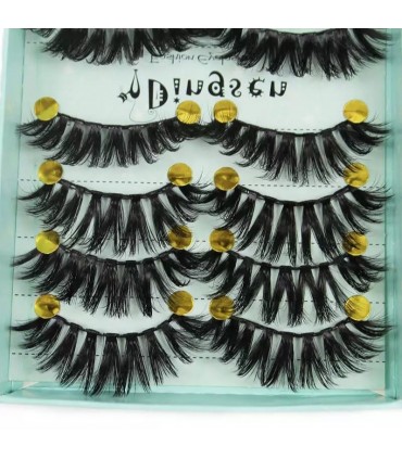 Faux cils naturel 3D - 10 paires