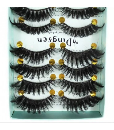 Faux cils naturel 3D - 10 paires