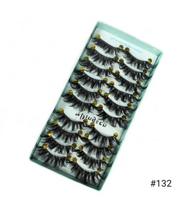 Faux cils naturel 3D - 10 paires