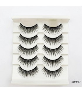 Faux cils en visons - 5 paires