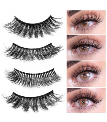 Faux cils de visons - 5 paires