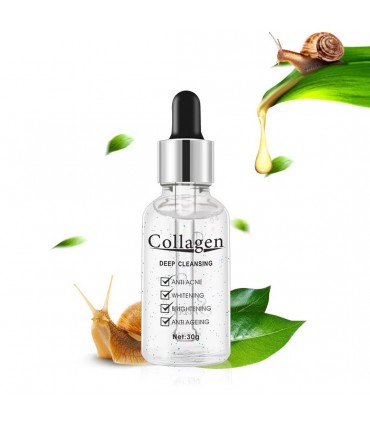 Sérum Collagène & Bave d'Escargot - Sérum visage anti-âge anti-rides anti-acné 30ml