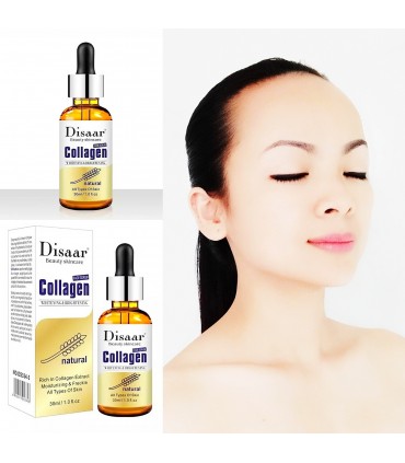 Sérum Collagène - Sérum visage blanchiment anti-rides et les ridules 30ml