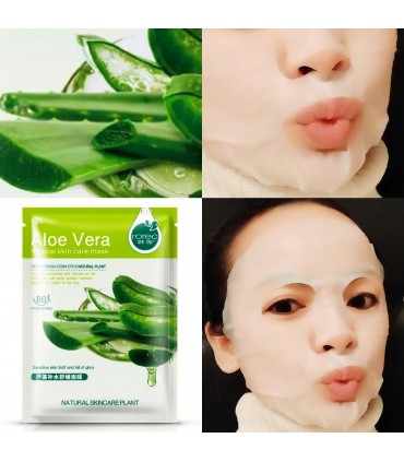 Masque Aloe Véra - Masque hydratant naturel - Masque en tissu 30g