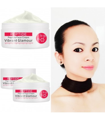 Crème Peptide Collagène - Crème visage anti-âge anti-rides rajeunissement ( 30g)