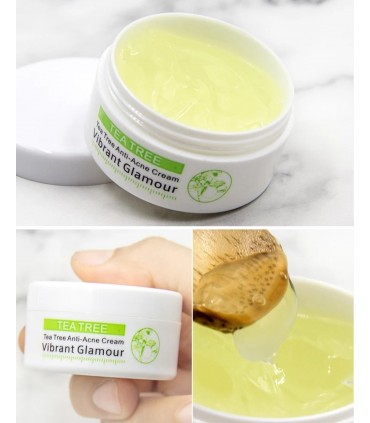 Crème Thé Vert - Crème visage anti-acné anti-vieillissement defatigué (30g)