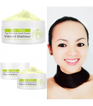Crème Thé Vert - Crème visage anti-acné anti-vieillissement defatigué (30g)