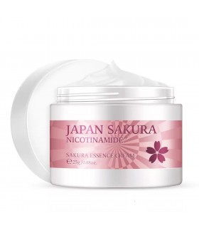 Crème Nicotinamide Sakura - Crème visage anti-rides nourrissant blanchissant (25g)