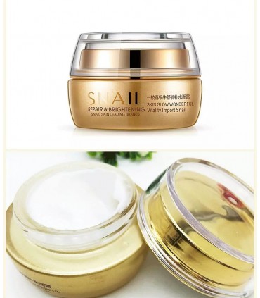 Crème Bave d'Escargot - Crème visage anti-âge anti-rides éclaircissante (50g)