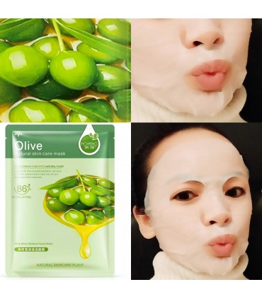 Masque Olive - Masque hydratant naturel - Masque en tissu 30g