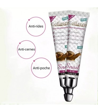 Crème contour yeux Collagène d'Escargot - Crème pour les yeux Collagène Escargot ( 20ml )