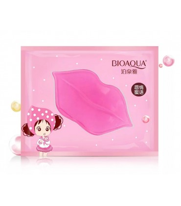 Masque lèvres Collagène au Fraises - Masque patch gel - Masque pour lèvres 8g