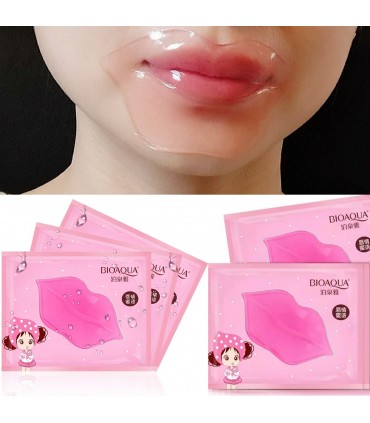 Masque lèvres Collagène au Fraises - Masque patch gel - Masque pour lèvres 8g