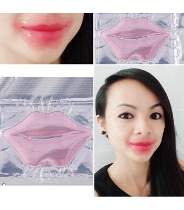 Masque lèvres Collagène - Masque patch gel - Masque pour lèvres 8g