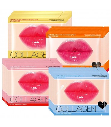 Masque lèvres Collagène au Miel - Masque patch gel - Masque pour lèvres 8g