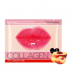 Masque lèvres Collagène au Pêche - Masque patch gel - Masque pour lèvres 8g