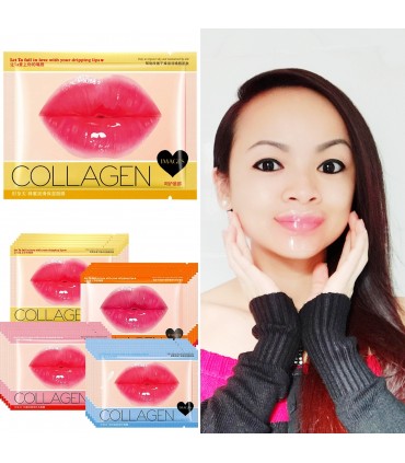 Masque lèvres Collagène au Miel - Masque patch gel - Masque pour lèvres 8g