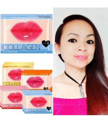 Masque lèvres Collagène au Lait - Masque patch gel - Masque pour lèvres 8g