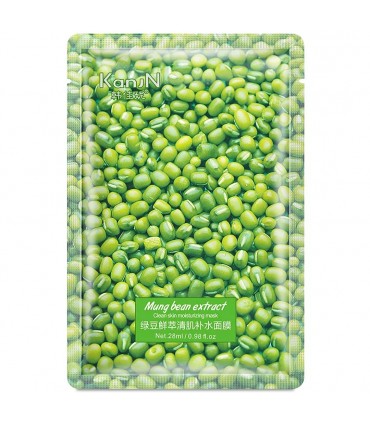 Masque Haricot Mungo - Masque hydratant naturel - Masque en tissu 28ml