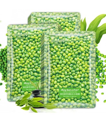 Masque Haricot Mungo - Masque hydratant naturel - Masque en tissu 28ml