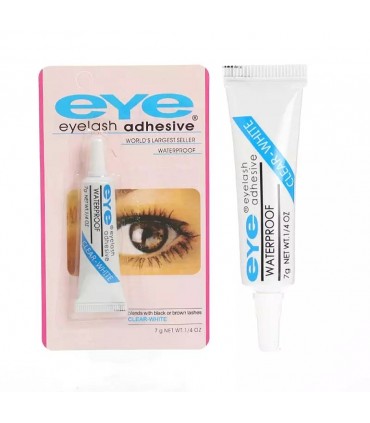 Colle pour cils imperméable couleur blanc