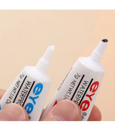 Colle pour cils imperméable couleur blanc