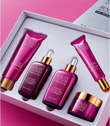 Coffret Caviar de mer - Grande coffret de beauté anti-âge anti-rides anti-vieillissement (5 pièces)