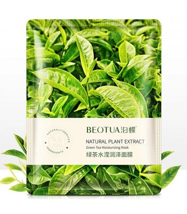 Masque Thé Vert - Masque hydratant naturel - Masque en tissu 25ml