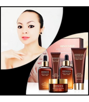 Coffret Levure Dichroïque - Grande coffret de beauté anti-âge anti-rides anti-vieillissement (5 pièces)