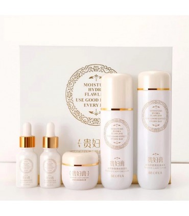 Coffret Perle au Collagène - Grande coffret de beauté anti-âge anti-rides anti-vieillissement ( 5 pièces)