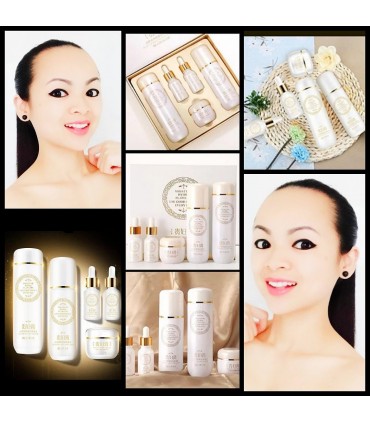 Coffret Perle au Collagène - Grande coffret de beauté anti-âge anti-rides anti-vieillissement ( 5 pièces)