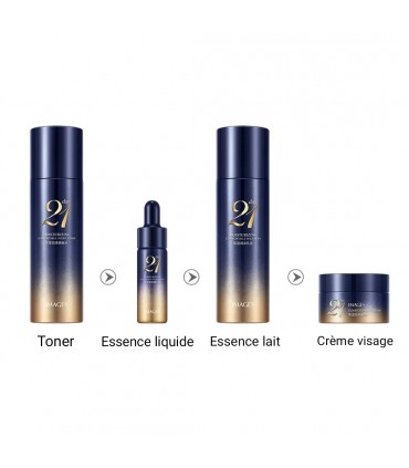 Coffret Acide Hyaluronique - Grande coffret de beauté anti-âge anti-rides anti-vieillissement (5 pièces)