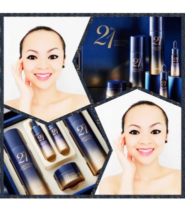 Coffret Acide Hyaluronique - Grande coffret de beauté anti-âge anti-rides anti-vieillissement (5 pièces)