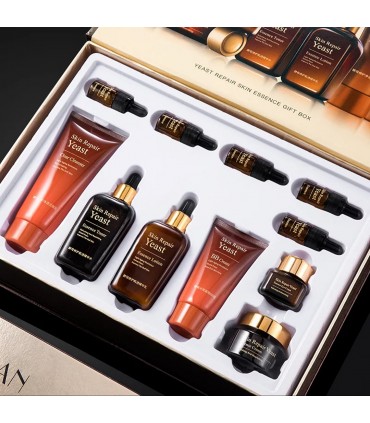 Coffret Levure - Grande coffret de beauté anti-âge anti-rides anti-vieillissement (11 pièces)