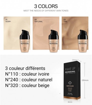 Fond de teint ivoire - Correcteur anti-cernes zéro défaut - bb crème ( 30ml )