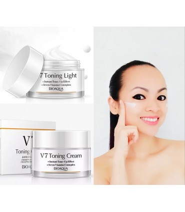 Crème Vitamine V7 - Crème visage anti-âge anti-rides rajeunissement (50g)