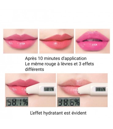 Rouge à lèvres Alfeen changement de la couleur - Rouge à lèvres hydratante change de couleur (3,8g)