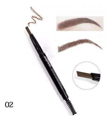 Stylo sourcils marron double tête automatique (7g)