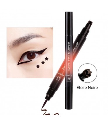 Eyeliner timbre étoile double tête imperméable (5g)