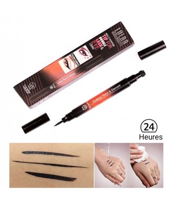 Eyeliner timbre triangle double tête imperméable (5g)