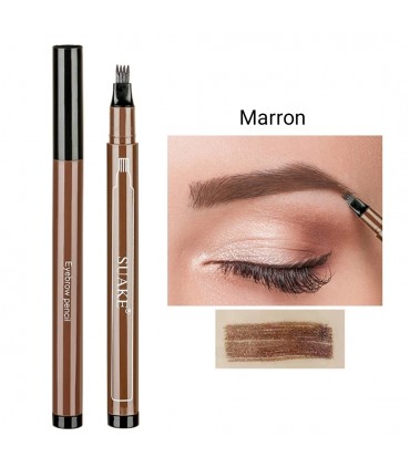 Stylo sourcils marron durable et imperméable (5g)