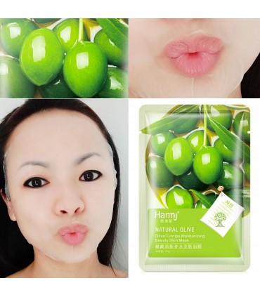 Masque Olive - Masque hydratant naturel - Masque en tissu 25ml