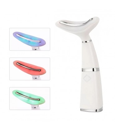 Appareil anti-rides LED 3D 3 couleurs pour le visage et le cou